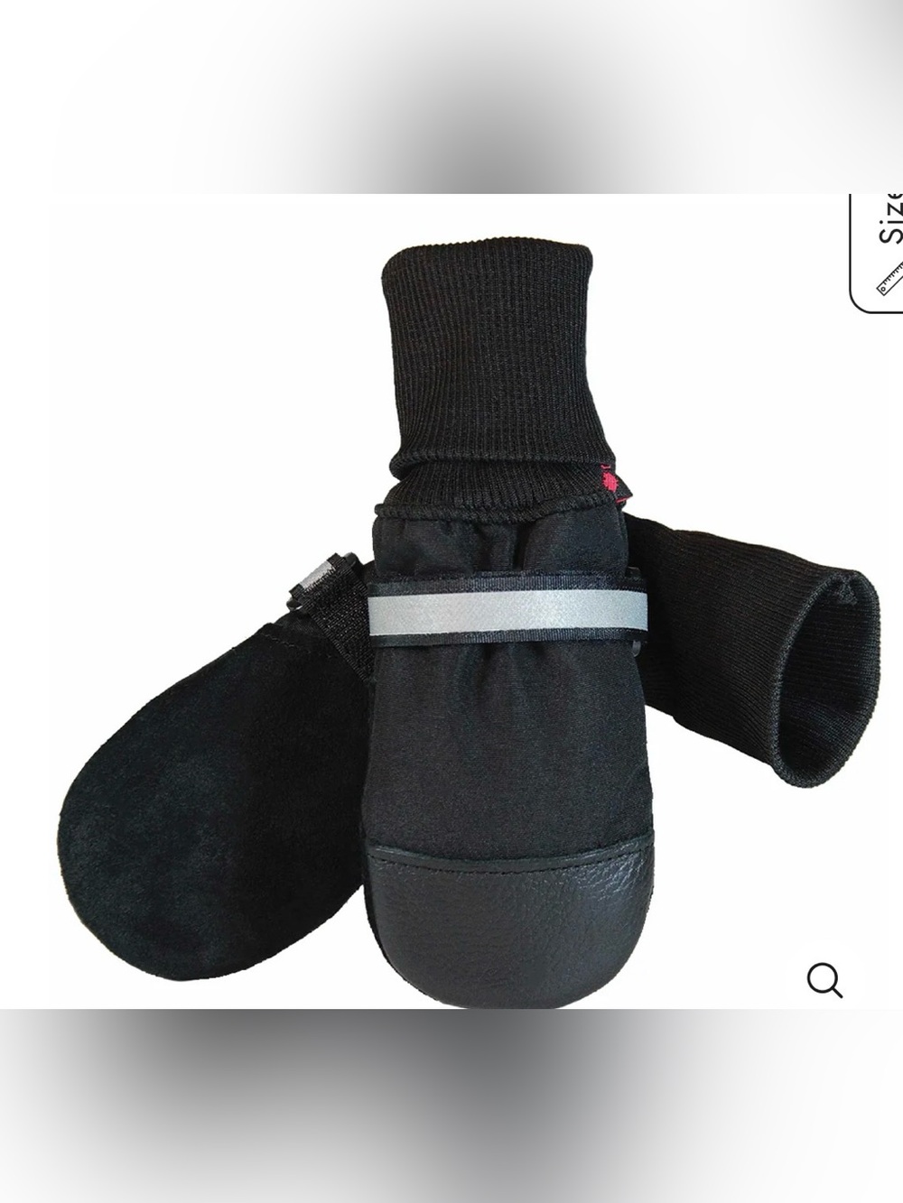 NWT Original Fleece-Lined Muttluks Black Dog Boots Size Itty Bitty